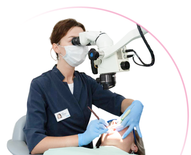 100% ЛЕЧИМ ЗУБЫ ИСКЛЮЧИТЕЛЬНО ПОД МИКРОСКОПОМ